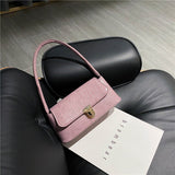 Stone patterned fashionable shoulder bag, underarm bag