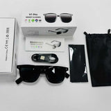 Fashionable Bluetooth glasses can connect to mobile phones to answer calls and play music