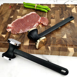 Zinc alloy meat hammer nylon handle double-sided meat hammer