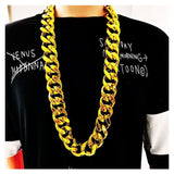 Golden Hip Hop Plastic Chain