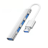 USB 3.0 Splitter High Speed 4-Port Expansion Dock OTG Adapter Laptop Mouse Hard Disk Hub