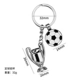 Football keychain, trophy, fan keychain