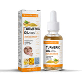 Turmeric Essence Oil Brightens Skin Tone, Lightens Spots and Relieves Dull Skin