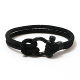 Pulseira masculina trançada