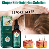 Ginger hair care essential oil for repairing hair follicles, smoothing hair growth, and smoothing dryness and irritability. Nutritional essential oil