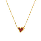 Advanced Design Sense Little Red Heart Love Necklace