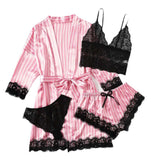 Four piece set of women's pajamas