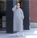 Long Raincoat Full Body Rainstorm Proof Men's and Women's Adult Thickening Color Random