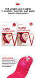 A piece of  V-face Facial Mask Red V-shaped Chin Lifting Mask Gel Ear Hanging Facial Mask