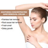 OUHOE Soothing and Condensing Hair Removal Cream Gently removes hair from all over the body and armpits without irritating the skin. Smooth and delicate hair removal