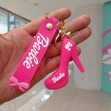 Barbie letter keychain