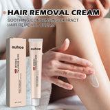 OUHOE Soothing and Condensing Hair Removal Cream Gently removes hair from all over the body and armpits without irritating the skin. Smooth and delicate hair removal