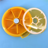 Portable Pill Box Weekly Rotating Split Fruit Points Drug Carry With You Mini Medicine Boxs Medicine Travel Pillbox