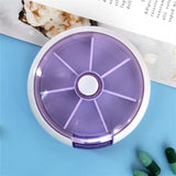Portable Pill Box Weekly Rotating Split Fruit Points Drug Carry With You Mini Medicine Boxs Medicine Travel Pillbox