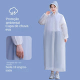 Long Raincoat Full Body Rainstorm Proof Men's and Women's Adult Thickening Color Random