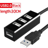 USB 2.0 Hub USB Hub 2.0 Multi USB Splitter Hub Use Power Adapter 4 Port Multiple Expander Mini USB 2.0 Hub