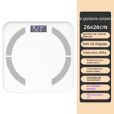 Simplified Bluetooth Body Fat Scale Home Smart Charging Weight Scale Battery Version