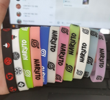 Pulseira de silicone de anime de animação aleatória