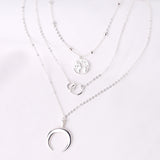 African Map Women's Three in One Necklace