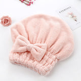 Coral velvet dry hair towel, water absorbing bath cap, hair cap, thickened hair cap