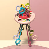 Brinquedos Montessori para bebês Brinquedos educativos de puxar corda Brinquedo sensorial de desenvolvimento para jogos de bebês de 6 a 12 meses 