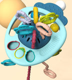 Brinquedos Montessori para bebês Brinquedos educativos de puxar corda Brinquedo sensorial de desenvolvimento para jogos de bebês de 6 a 12 meses 