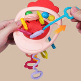 Brinquedos Montessori para bebês Brinquedos educativos de puxar corda Brinquedo sensorial de desenvolvimento para jogos de bebês de 6 a 12 meses 