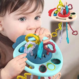 Baby Montessori Toys  Educational Pull String Toys Development Sensory Toy For Babies Games 6 12 Months