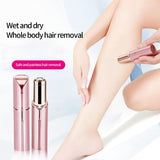 Electric Eyebrow Trimmer Mini Eye Brow Epilator Facial Lipstick Shape Hair Removal Portable Women Painless Razor Shaver Tool