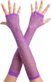 Purple fishing net and diamond decoration sleeve