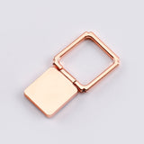 Square Ring Buckle with Magnetic 360 Degree Rotation Phone Holder Metal Ring Holder