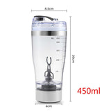 Rechargeable Electric Mixing Cup Portable Protein Powder Shaker Bottle Mixer Shaker Bottle Protein Shaker Protein Cup Shaker