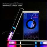 Sound Lights Pickup LED Light USB RGB Night Lamp Voice Activated Music Rhythm Ambient Light App Control For Bedroom Bar Party