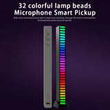 Sound Lights Pickup LED Light USB RGB Night Lamp Voice Activated Music Rhythm Ambient Light App Control For Bedroom Bar Party