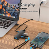 Vention USB Hub 3.0 Multi USB Splitter 4 USB Port 3.0 2.0 com Micro Charge Power para Lenovo Xiaomi Macbook Pro PC Hub C USB 3 0 