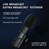 Wireless lavalier microphone private model K1 live broadcast microphone with noise reduction and small microphone