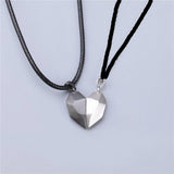 INS Love Magnet Couple Versatile Necklace Simple Wishing Stone Small Combination Pendant Men and Women's Clavicle Chain