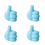 Silicone Thumb Wall Hook Cable Clip Wire Desk Organizer Brush Storage Wall Sticker Gadgets Useful Things For Home
