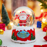 Santa Claus Crystal Ball * Santa Claus+Dog * Drifting Snow+Music